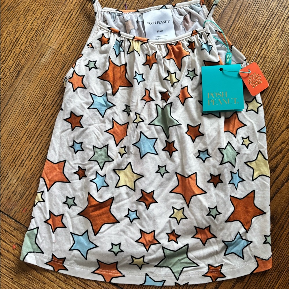 Posh Peanut Star Print Tank